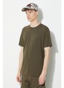 Bavlněné tričko C.P. Company Jersey Goggle zelená barva, 16CMTS044A005100W