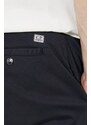 Kalhoty C.P. Company Stretch Sateen Ergonomic Lens pánské, tmavomodrá barva, přiléhavé, 16CMPA056A005694G
