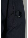 Bavlněná mikina C.P. Company Light Fleece pánská, tmavomodrá barva, s kapucí, hladká, 16CMSS033A002246G