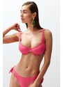 Trendyol Fuchsia Balconette Bikini Top