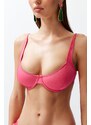 Trendyol Fuchsia Balconette Bikini Top