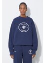 Bavlněná mikina Sporty & Rich Eden Crest Crewneck tmavomodrá barva, s potiskem, CR1073NA