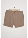 Koton Men's Brown Cotton Shorts