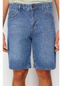 Trendyol Indigo Regular Fit Denim Denim Shorts