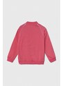 Dětská mikina adidas Originals růžová barva, s aplikací