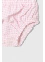 Kojenecká sukýnka Guess růžová barva, mini, áčková