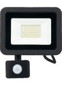 MILIO LED reflektor RODIX PREMIUM MH0205 s čidlem PIR - 30W - IP65 - 2550Lm - studená bílá - 6000K