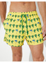 Koton Marine Shorts Cactus Themed Printed Tie Waist with Pocket