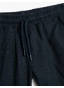 Koton Linen Shorts Tie Waist Pocket