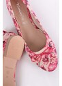 Tamaris Růžové květované baleríny 1-22188
