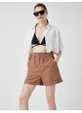 Koton Mini Shorts High Waist With Pockets