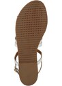 Kožené sandály Geox D SOZY S dámské, bílá barva, D45LXY 0001J C1000