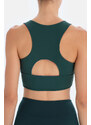 Dagi Women's Dark Green Reversible Sports Bra