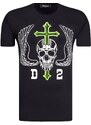 DSQUARED2 Skull Black tričko