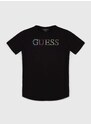 Dětské tričko Guess černá barva