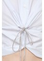 Košile Liu Jo dámská, bílá barva, regular, s klasickým límcem