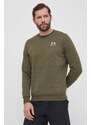 Mikina Under Armour pánská, zelená barva, s aplikací, 1374250