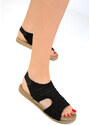 Soho Black Women's Sandals 17156