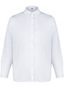 Trendyol Ecru Basic Woven Shirt