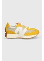 Sneakers boty New Balance 327 žlutá barva, U327SB