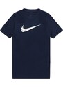 NIKE Funkční tričko marine modrá / černá / bílá