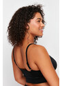 Trendyol Curve Black Support/Shaping Strappy Bra