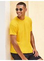 Original Fruit of the Loom Men's Yellow T-Shirt