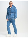 Big Star Man's Jacket Outerwear 130364 Medium Denim-319