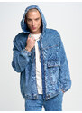 Big Star Man's Jacket Outerwear 130364 Medium Denim-319