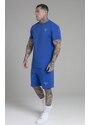 Souprava SIKSILK Shorts and Tshirt blue