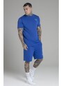 Souprava SIKSILK Shorts and Tshirt blue