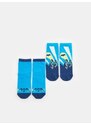 Sinsay - Sada 2 párů ponožek Batwheels - světle modrá