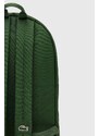 Batoh Lacoste zelená barva, velký, hladký
