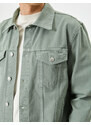 Koton Denim Jacket Pocket Detailed Buttoned Classic Collar