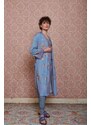 Pip Studio Naomi kimono Cece Fiore, modré