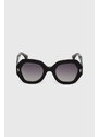Sluneční brýle Etro dámské, černá barva, ETRO 0009/S