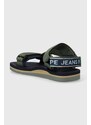 Dětské sandály Pepe Jeans POOL ONE B zelená barva