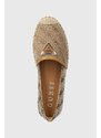 Espadrilky Guess JOLANDE hnědá barva, FLGJDE FAL14