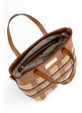 Monnari Bags Dámský košík se slaměnou přední částí Brown
