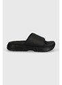 Pantofle Calvin Klein Jeans CHUNKY COMF SLIDE MINIMAL RAW pánské, černá barva, YM0YM00956