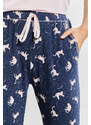 Monnari Pyžamo Dlouhé kalhoty s potiskem koček Pyžamo námořnická modrá