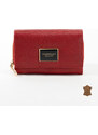Monnari Peněženky Dámská kožená peněženka se vzorem Multi Red