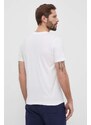 Bavlněné tričko Puma bílá barva, s potiskem, 680183