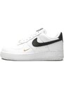 Nike Air Force 1 Low '07 Essential White Black Gold Mini Swoosh (W)