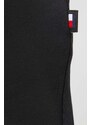 Šaty Tommy Jeans černá barva, mini