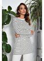 Trendyol Black Striped Knitted Tunic