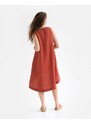 Magic Linen Lněné šaty Toscana Clay Velikost: S