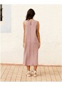 Magic Linen Lněné šaty Toscana Woodrose Velikost: S