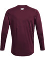 Pánské tričko Under Armour Hg Armour Fitted Ls Dark Maroon