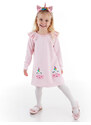 Denokids Cowcorn Unicorn Thick Pink Girls' Dress